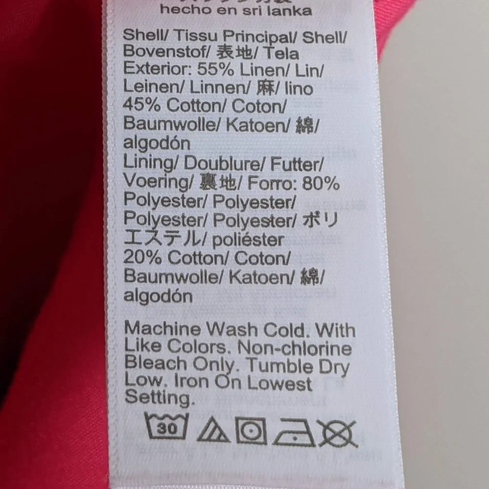 J. Crew Pink Linen-Cotton Utility Mini Skirt - Picture 7 of 8